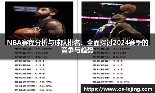 NBA赛程分析与球队排名：全面探讨2024赛季的竞争与趋势